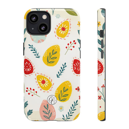 Colorful Easter Egg Pattern Tough Phone Case