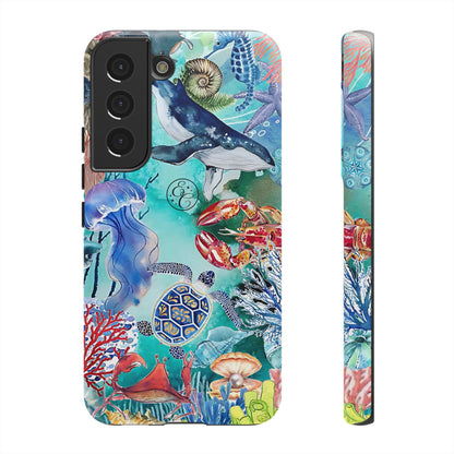 Ocean Wonders Collage Tough Phone Case