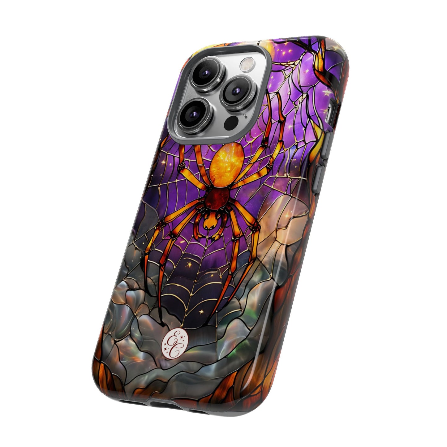 Stained Glass Spider Tough Phone Case