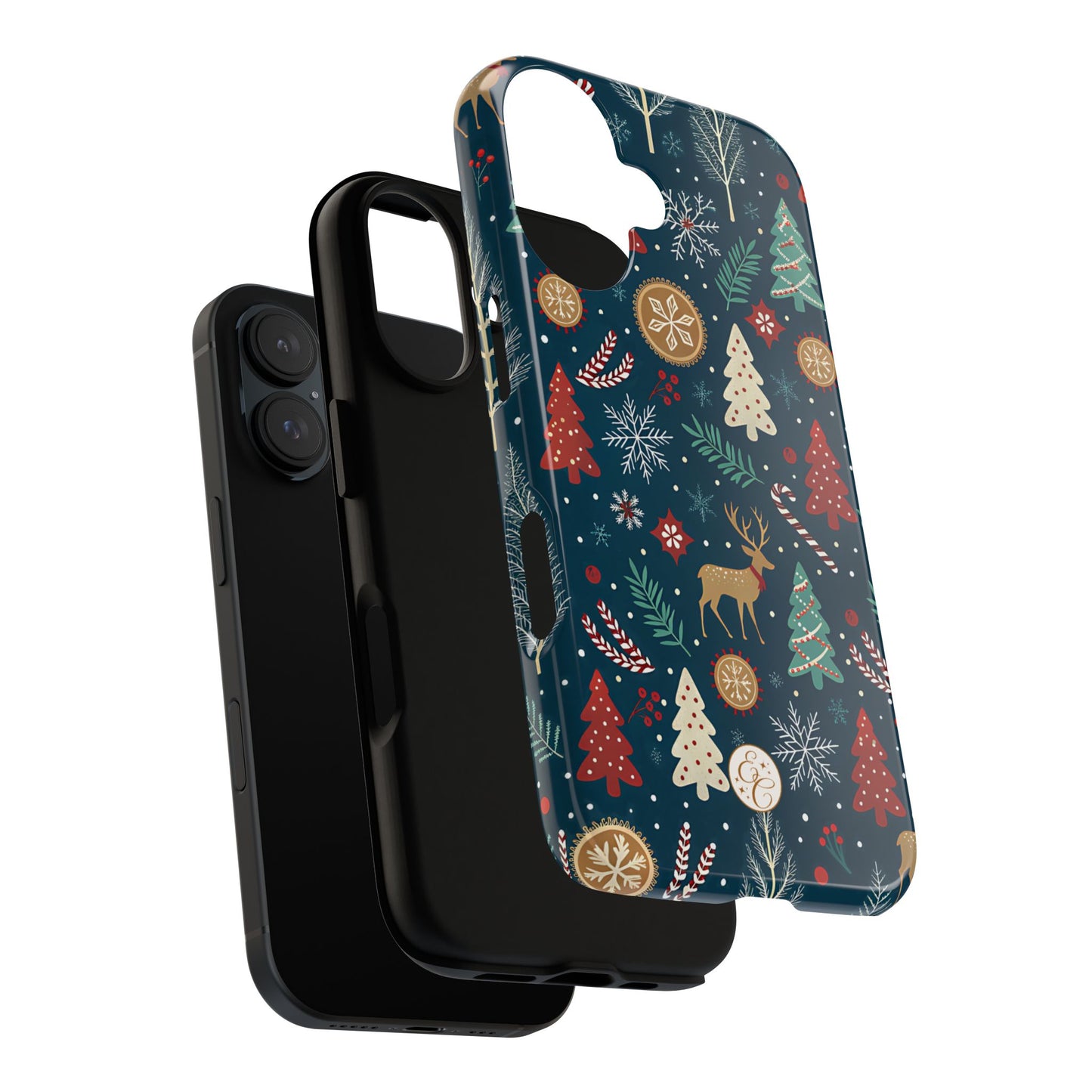 Christmas Holiday Pattern Tough Phone Case