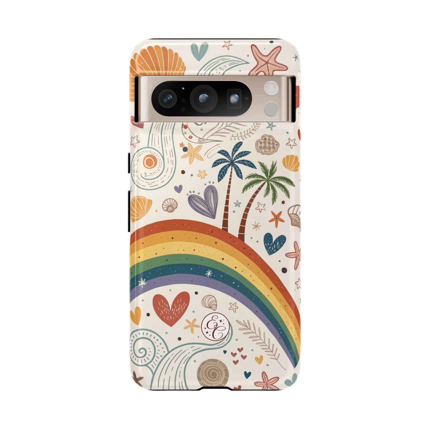 Rainbow Pride Boho Beach Tough Phone Case