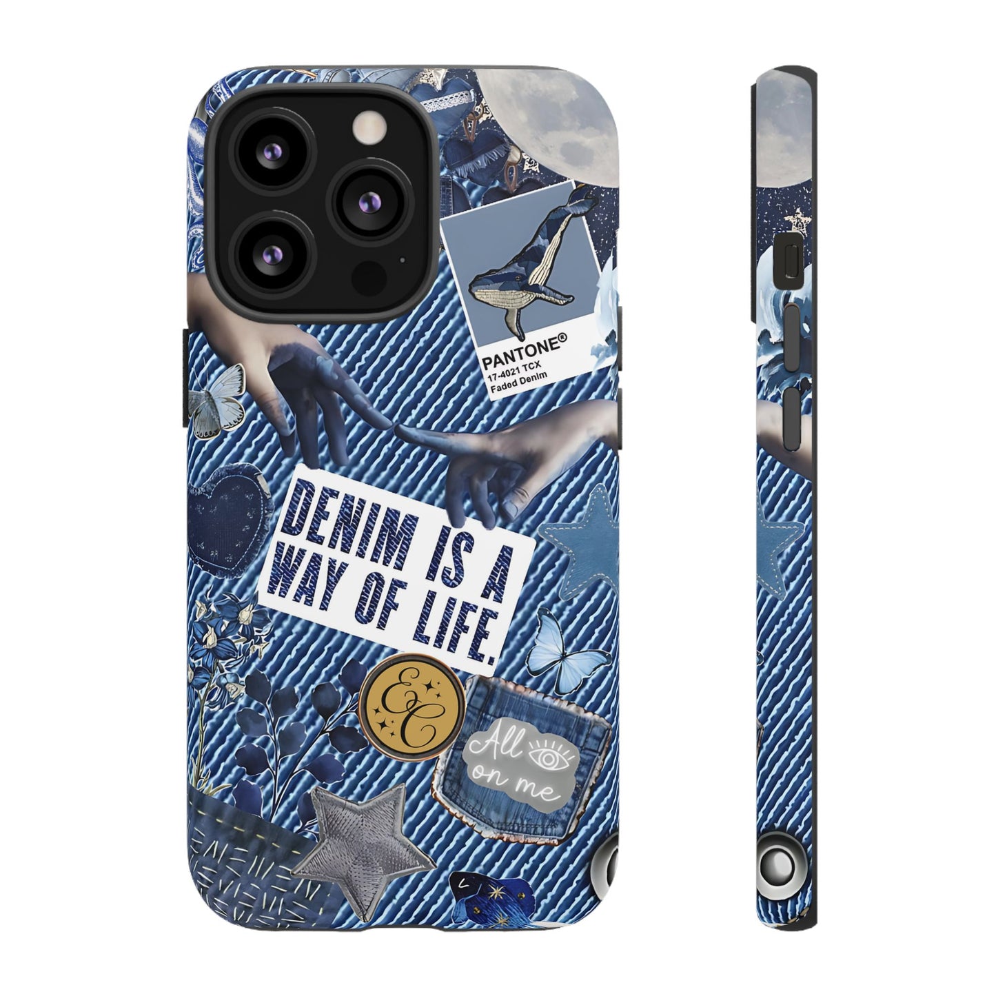 Denim Texture Tough Phone Case