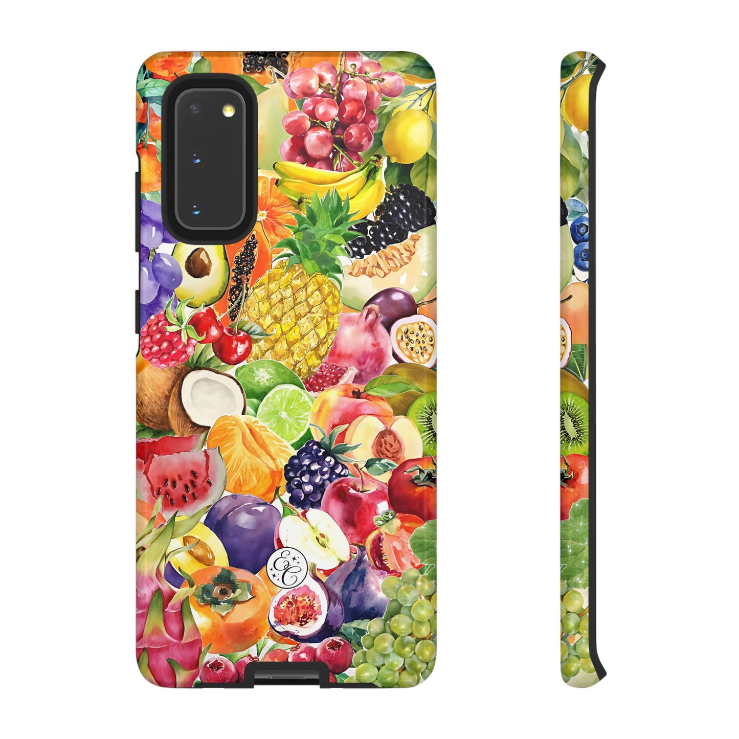 Colorful Fruits Collage Tough Phone Case