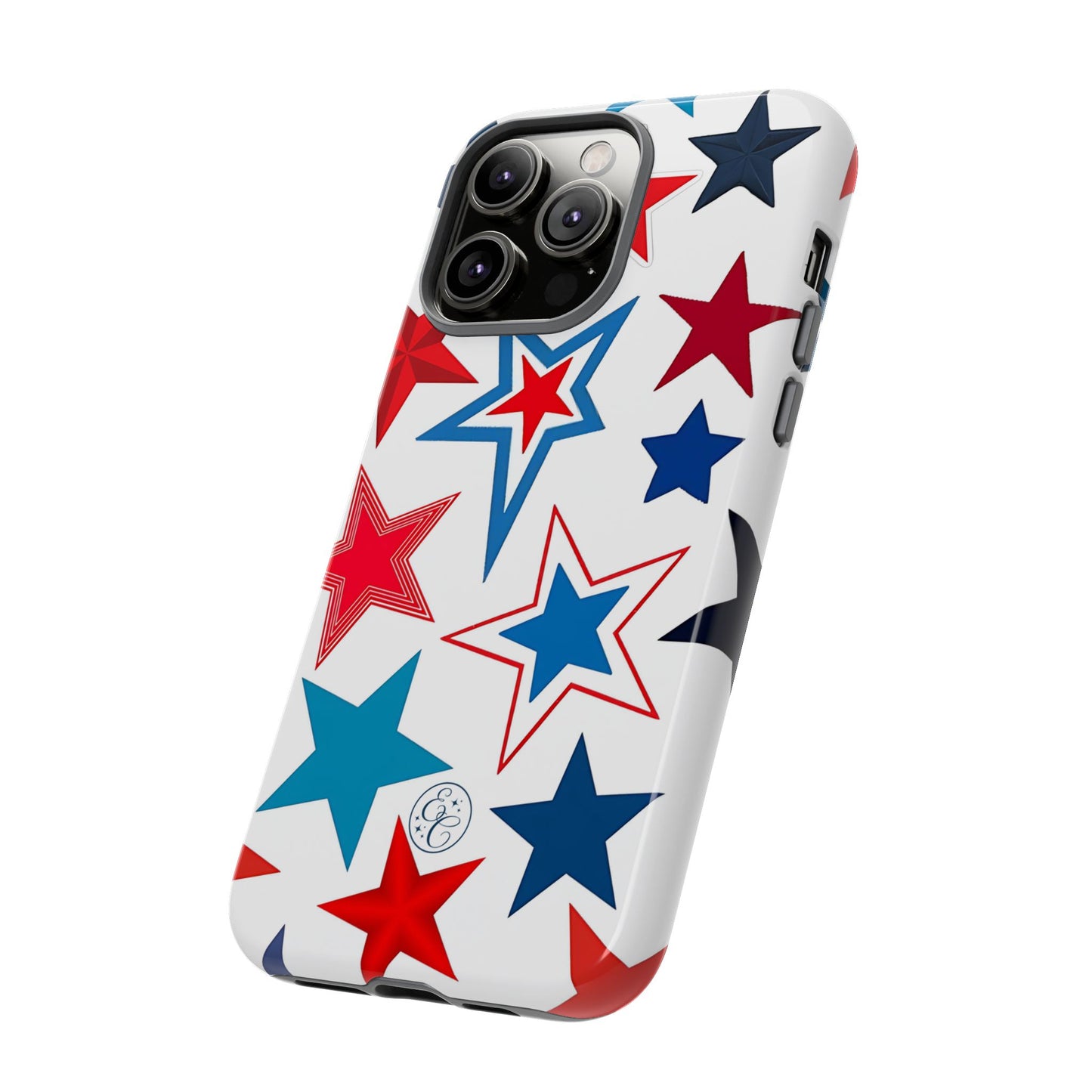 Patriotic Star Pattern Tough Phone Case