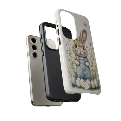 Bunny with Easter Eggs Tough Phone Case