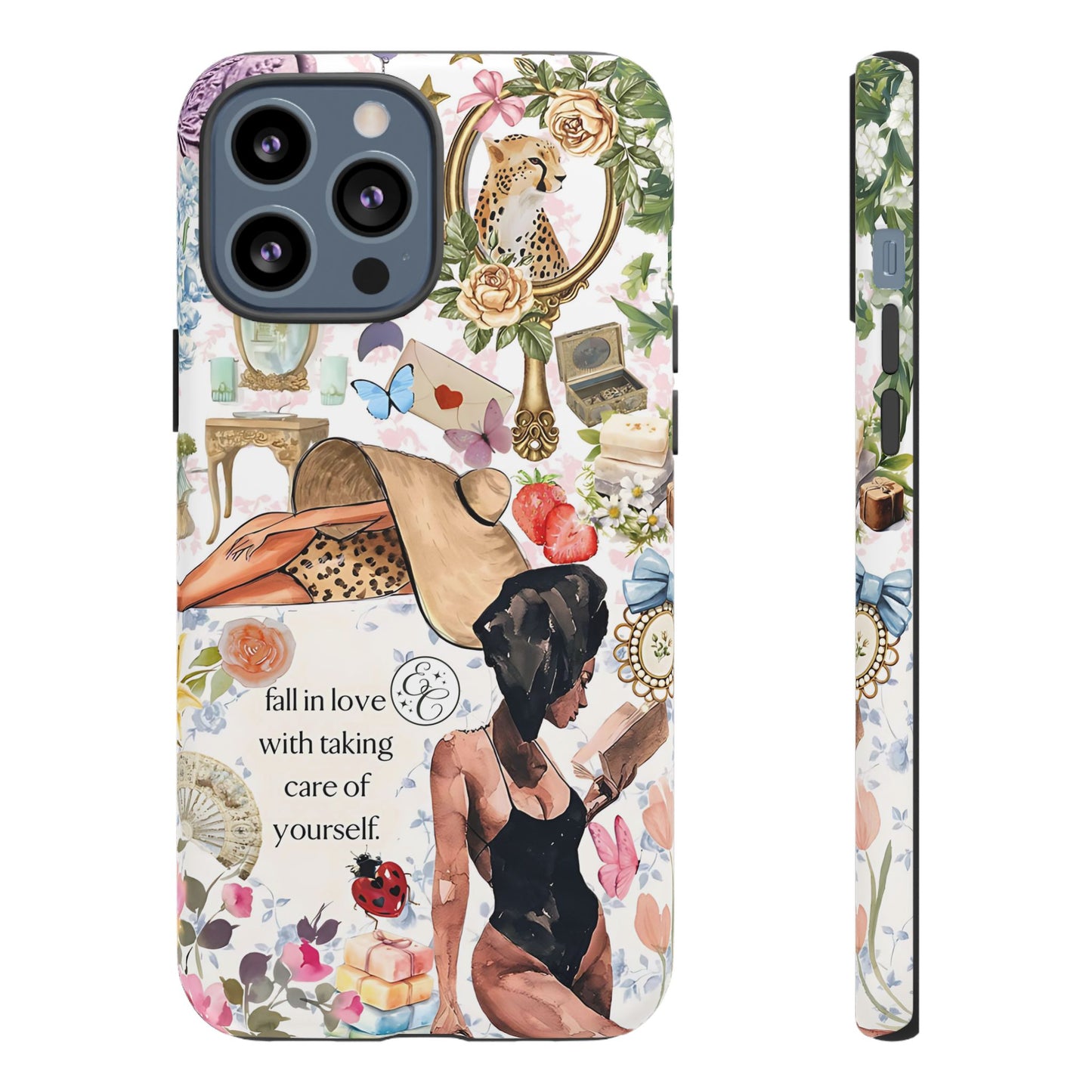 Aesthetic Coquette Collage Tough Phone Case