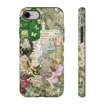 Vintage Botanical Collage Tough Phone Case