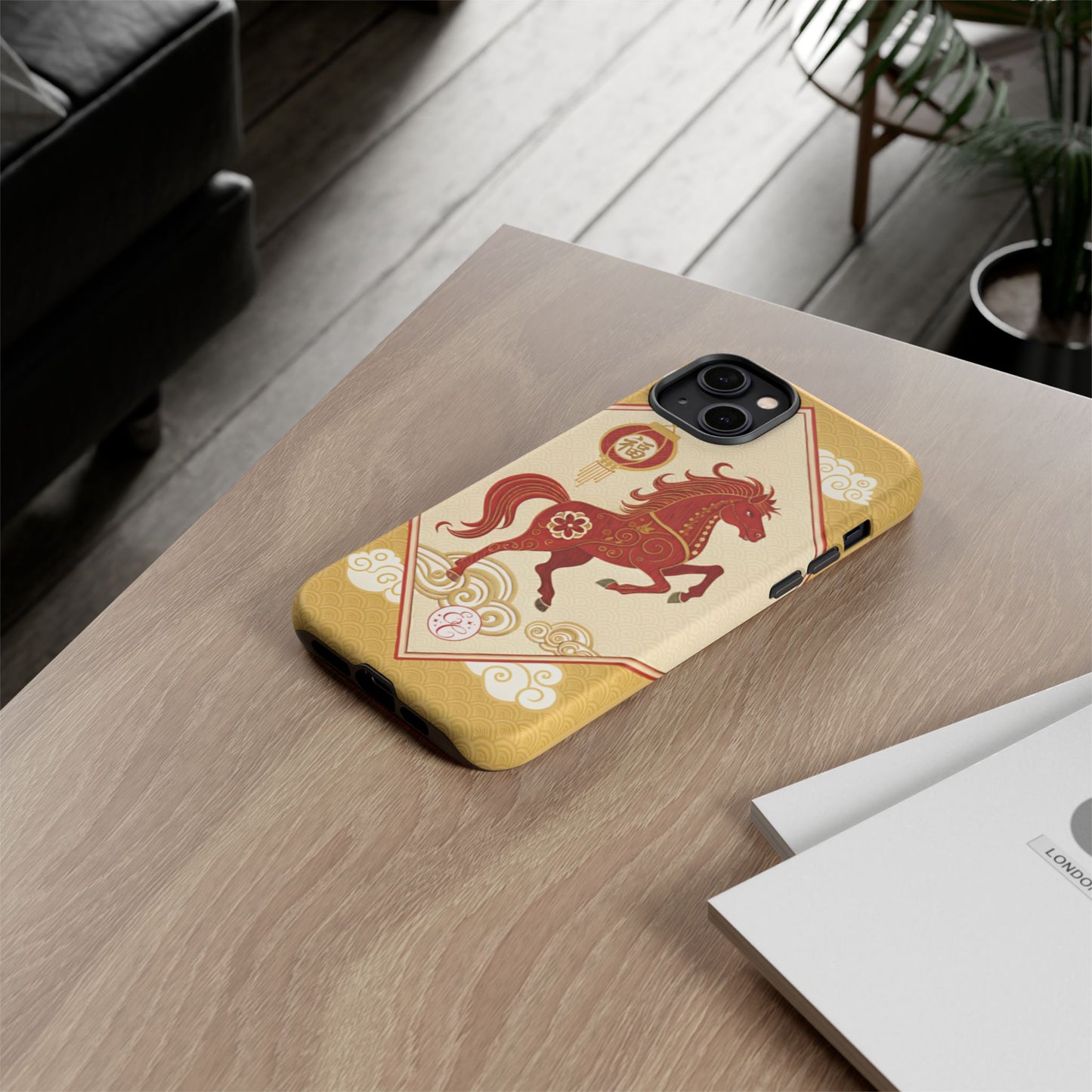 Chinese New Year Lucky Horse Tough Phone Case