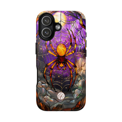 Stained Glass Spider Tough Phone Case