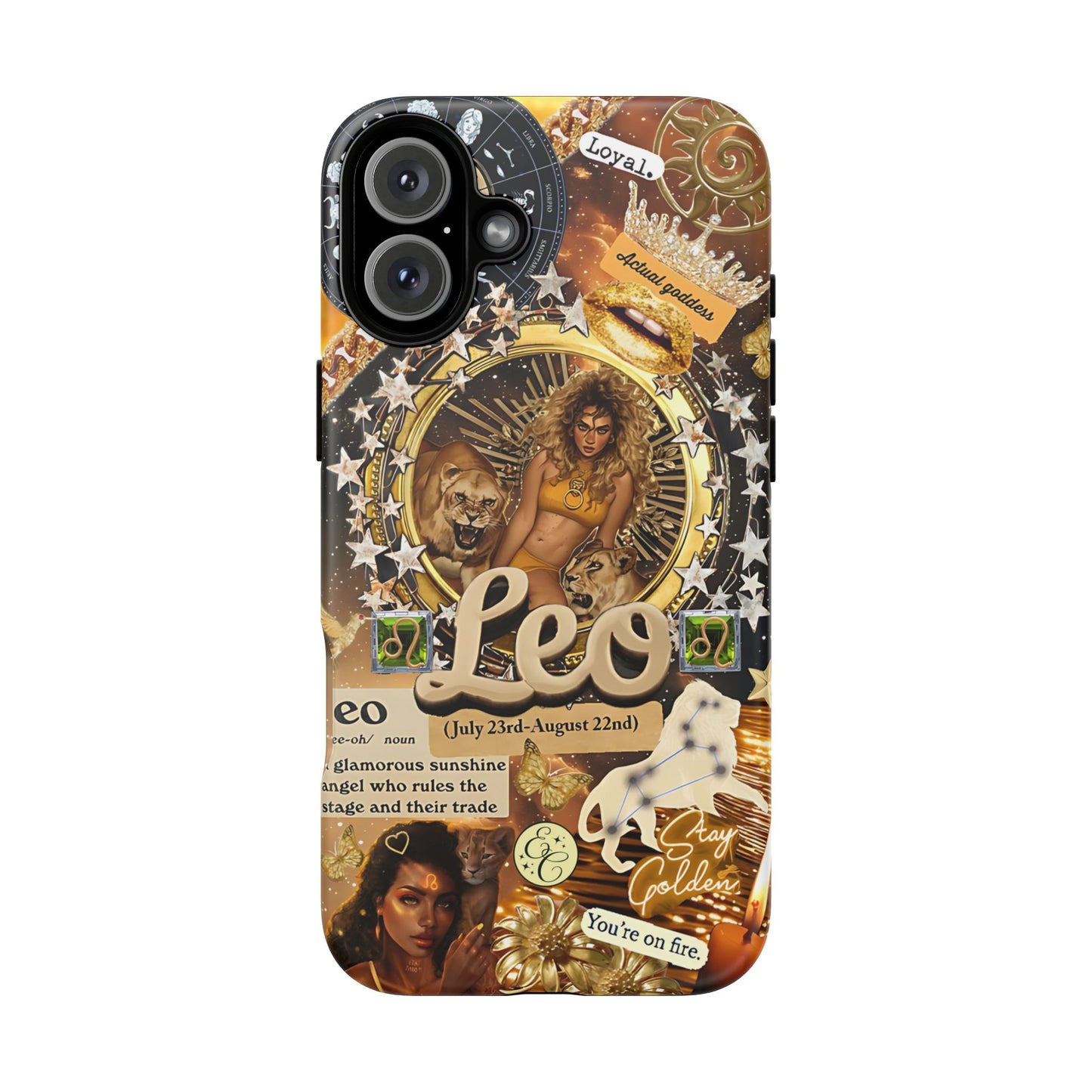 Leo Zodiac Sign Tough Phone Case