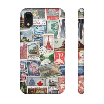 Vintage Stamp Collection Tough Phone Case