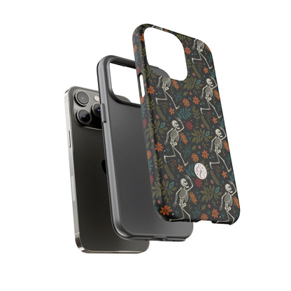 Boho Skeleton Pattern Halloween Phone Case