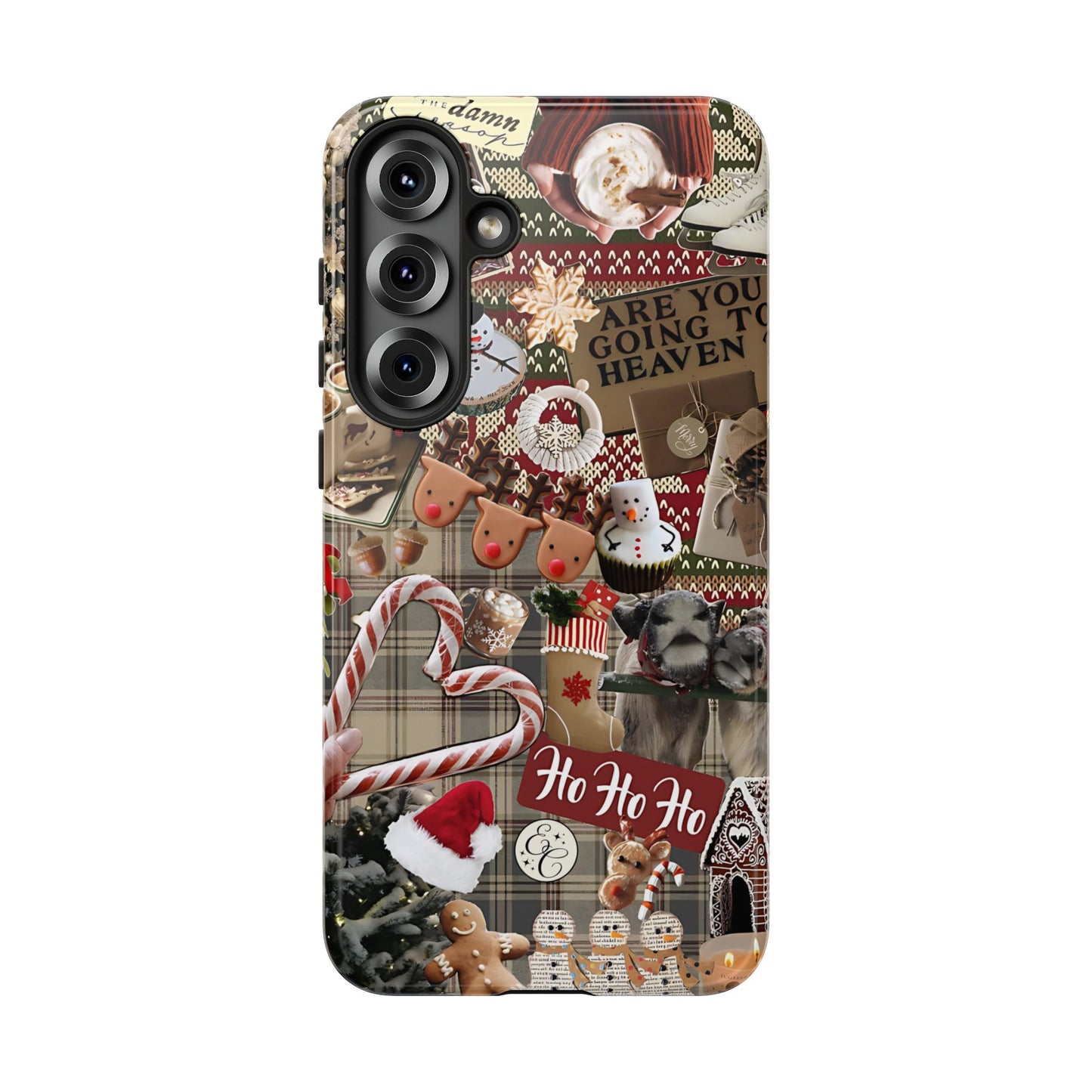 Christmas Festive Collage Tough Phone Case