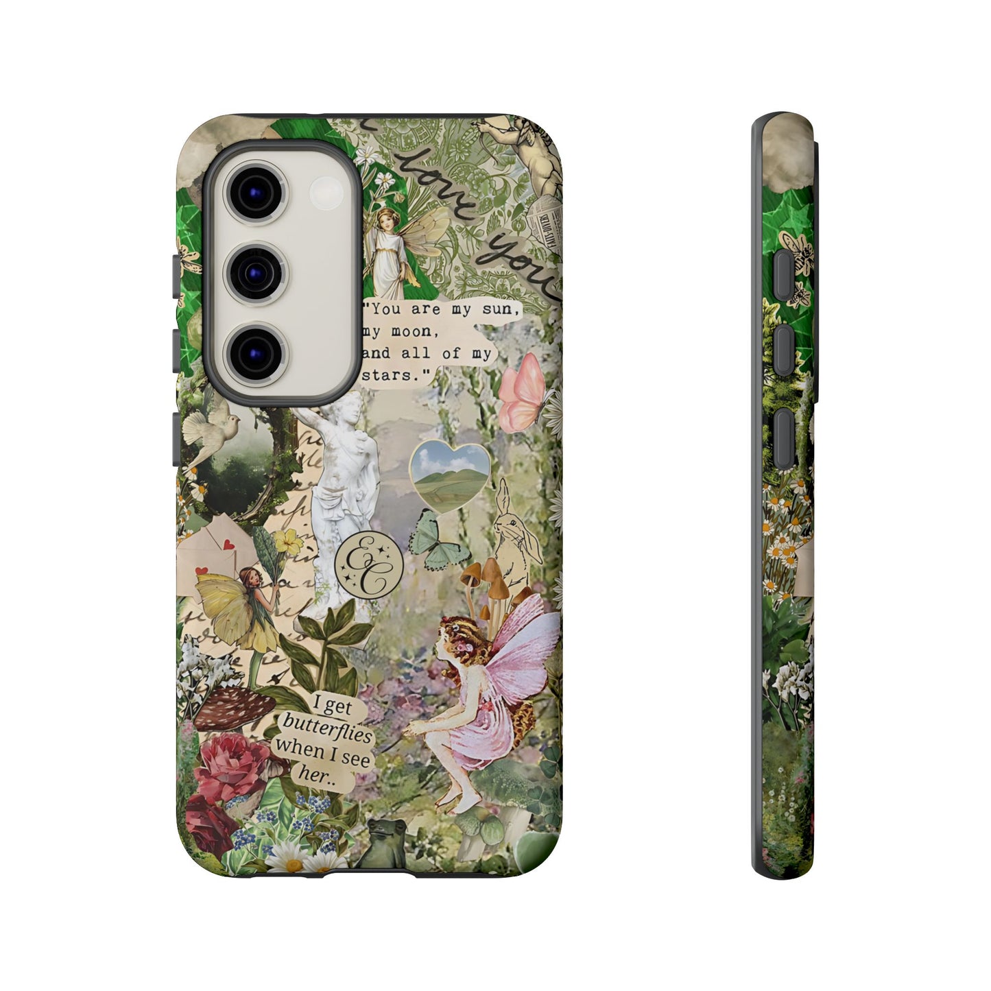 Vintage Botanical Collage Tough Phone Case