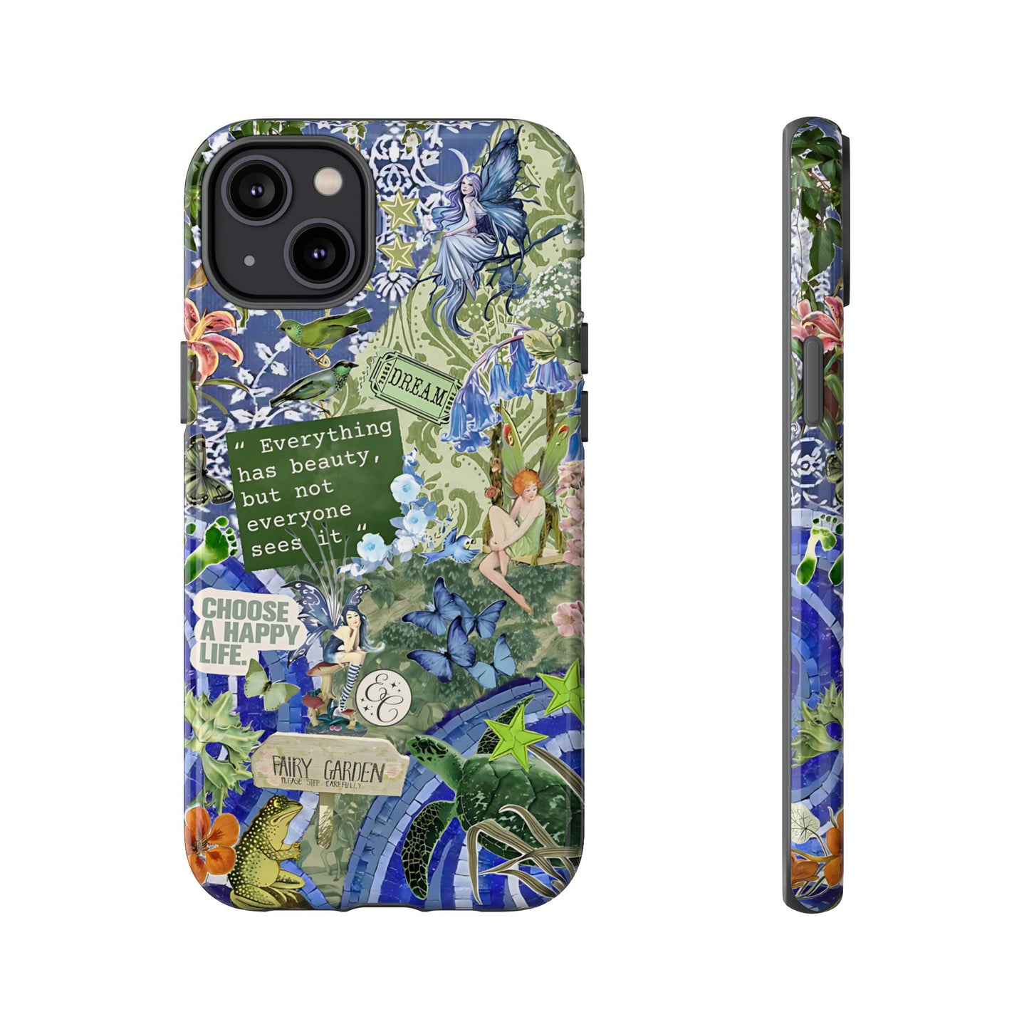 Fairy Garden Collage Tough Phone Case