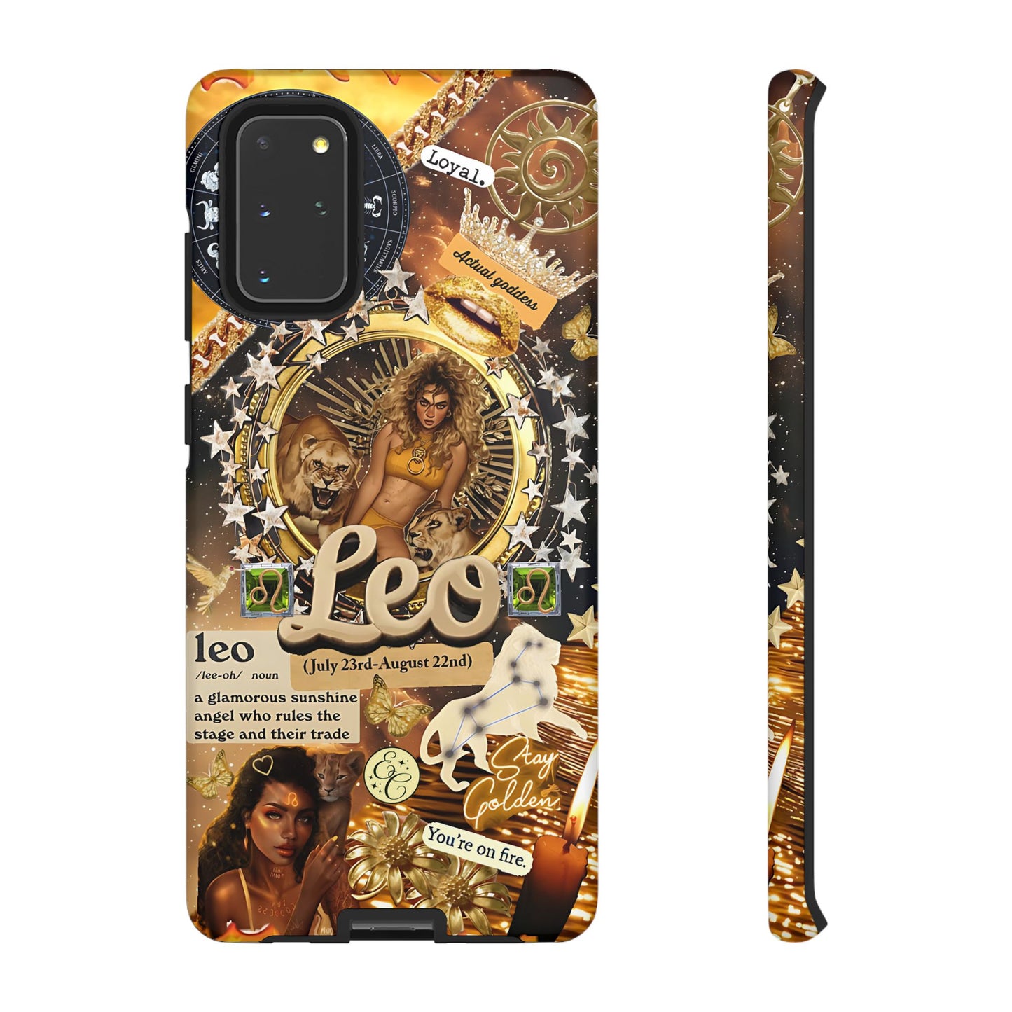 Leo Zodiac Sign Tough Phone Case