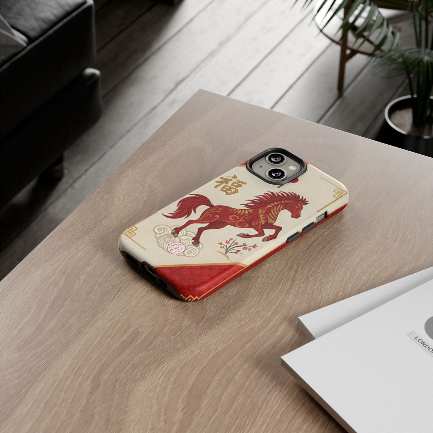 Chinese Zodiac Horse Tough Phone Case