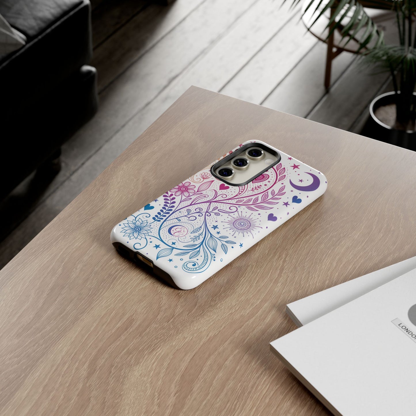Subtel Bisexual Boho Doodle Tough Phone Case