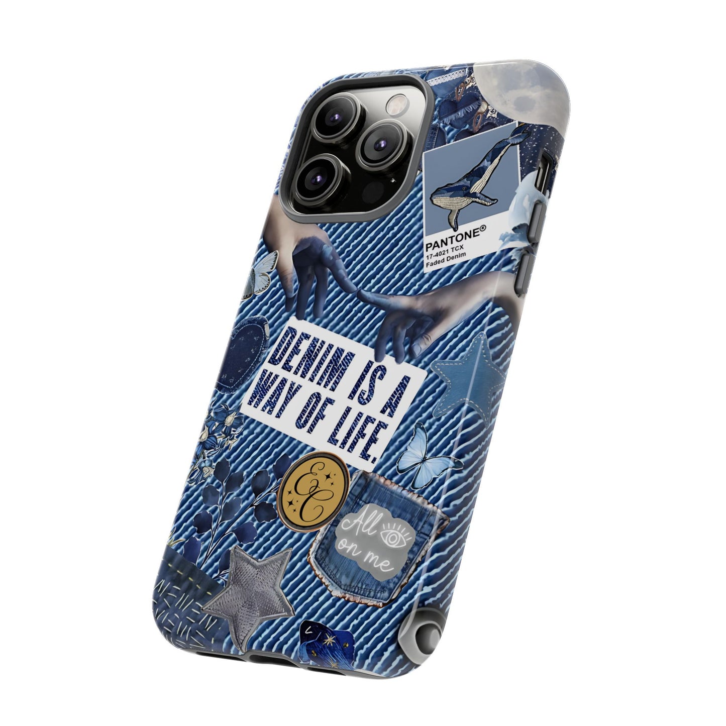 Denim Texture Tough Phone Case