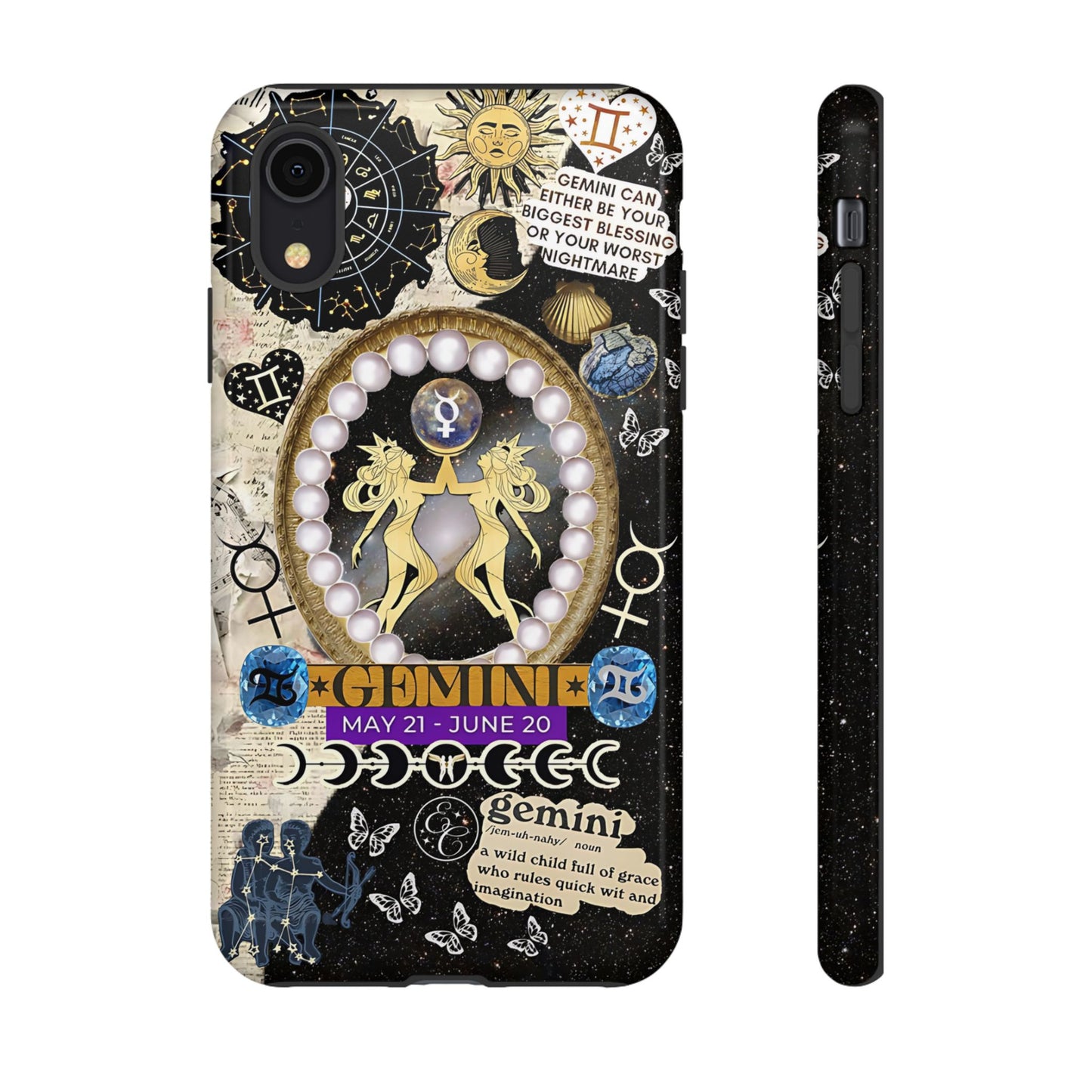 Gemini Zodiac Sign Tough Phone Case