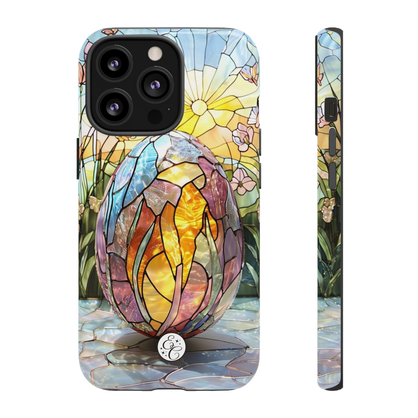 Easter Egg Stained Glass Tough Phone Case