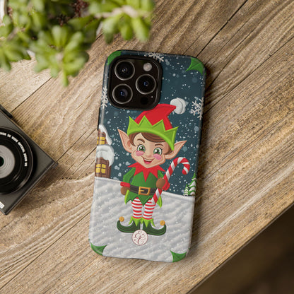 Christmas Naughty Elf Tough Phone Case