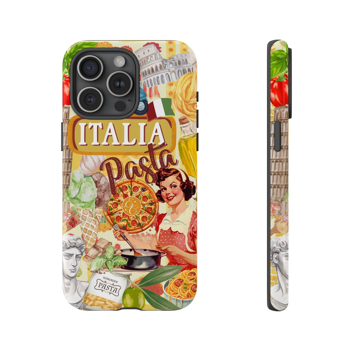 Italian Cuisine Collage Tough Phone Case