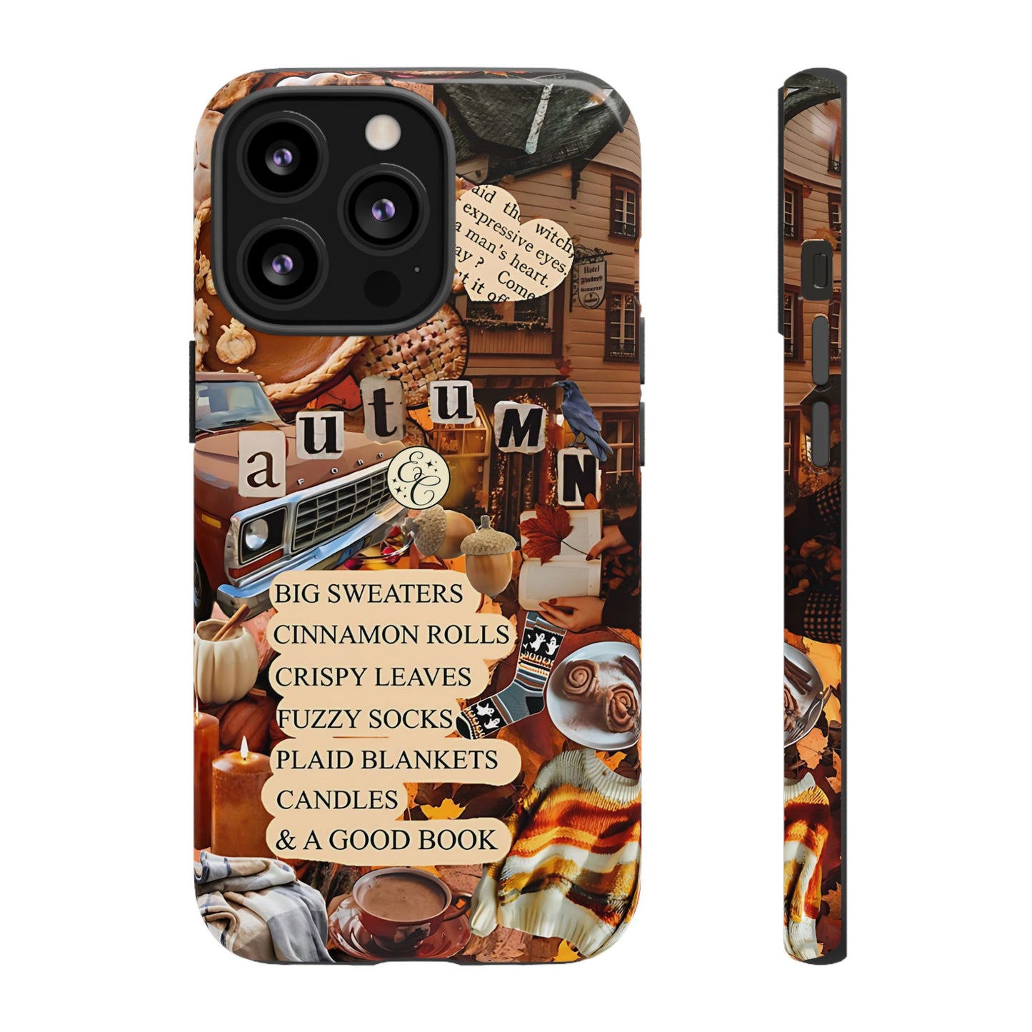 Autumn Aesthetic Collage Tough Phone Case