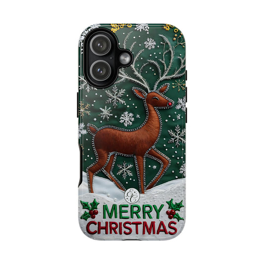 Merry Christmas Reindeer Phone Case