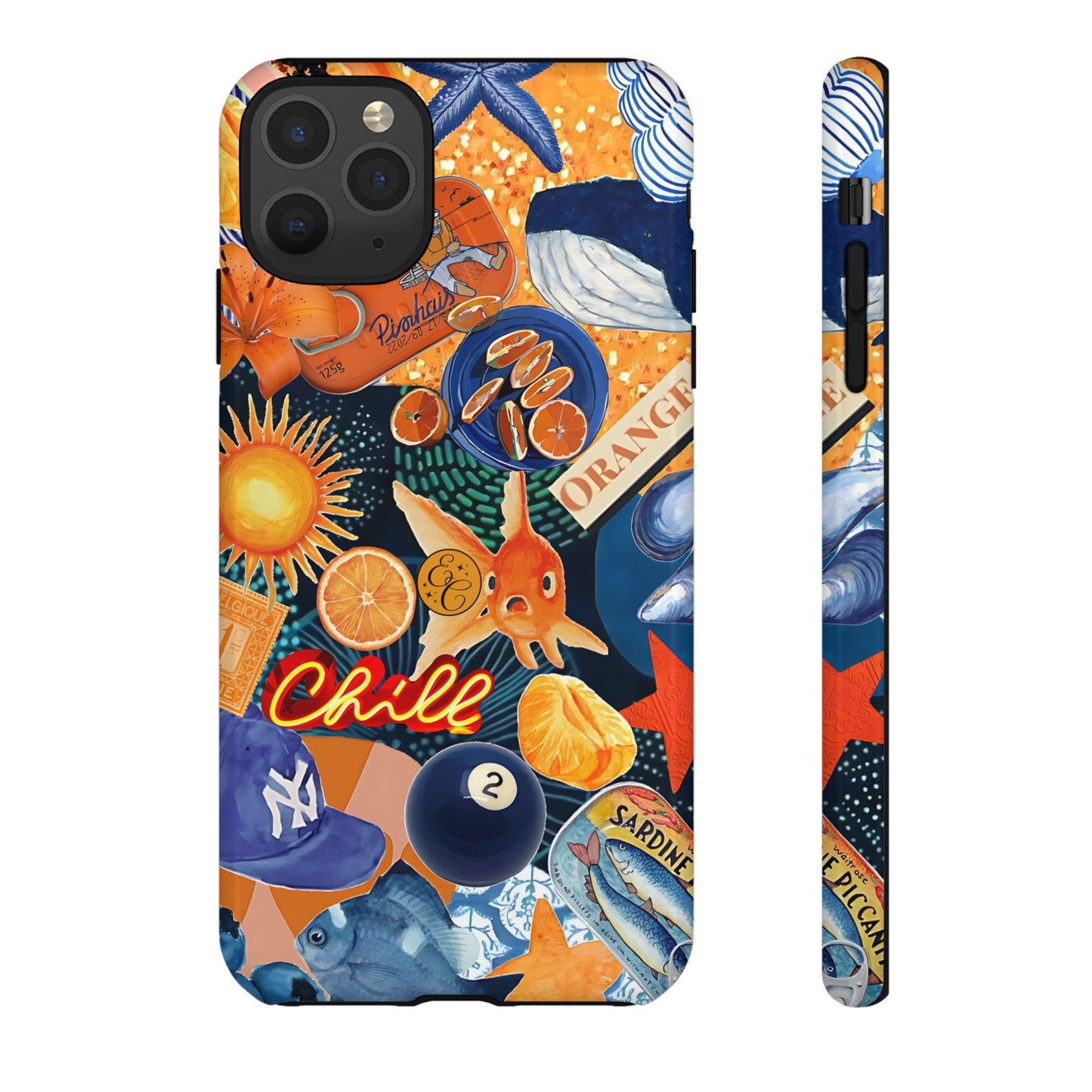 Nautical and Citrus Tough Phone Case