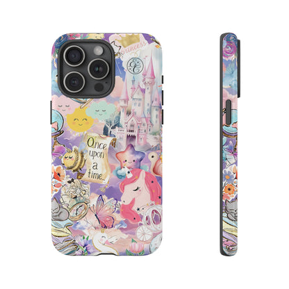 Whimsical Fairytale Collage Tough Phone Case