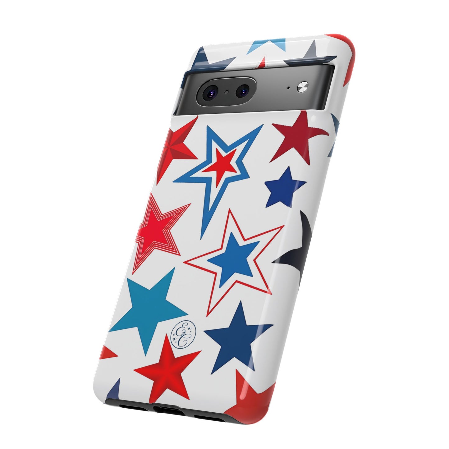 Patriotic Star Pattern Tough Phone Case