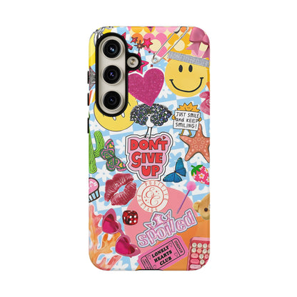 Pop Art Collage Tough Phone Case