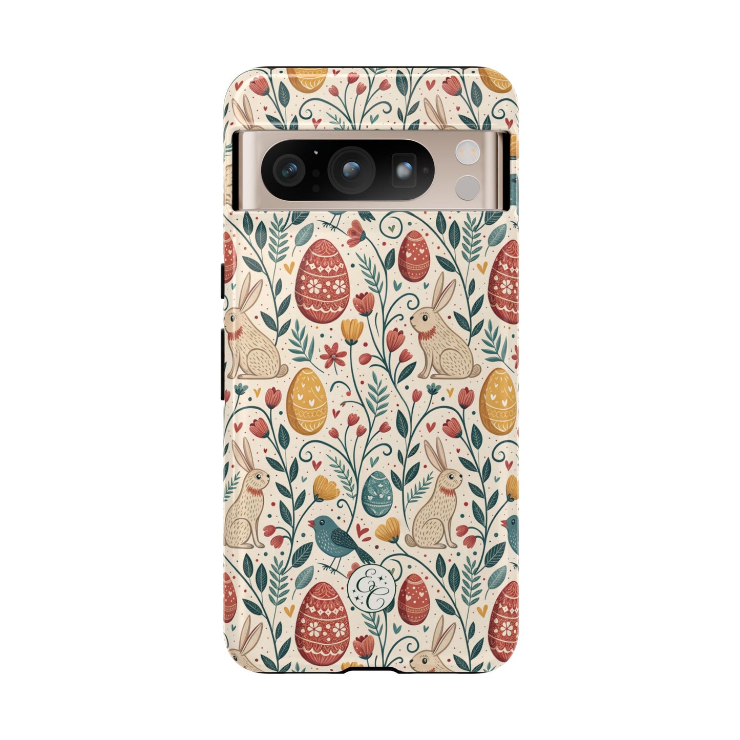 Vintage Easter Pattern Tough Phone Case