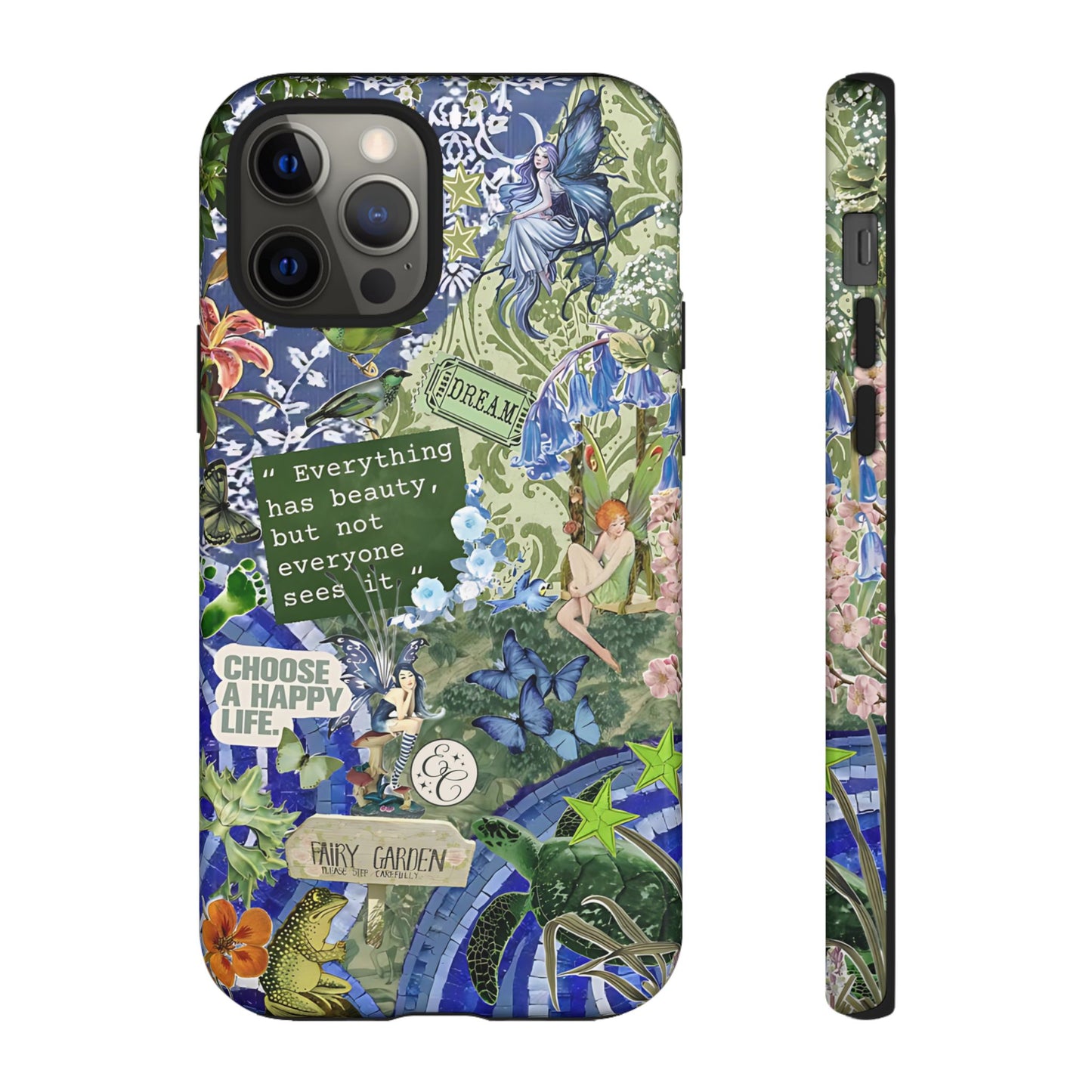 Fairy Garden Collage Tough Phone Case