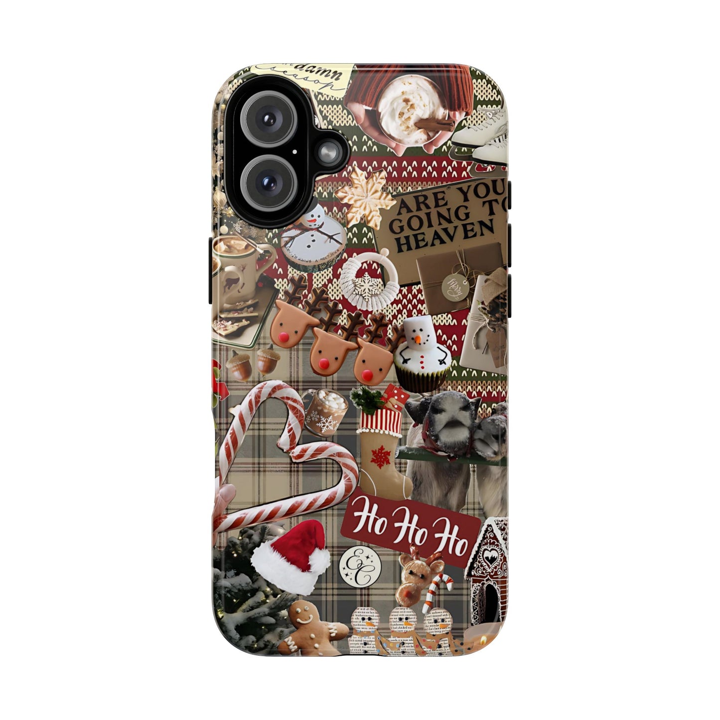 Christmas Festive Collage Tough Phone Case