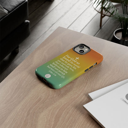John 3:16 Tough Phone Case