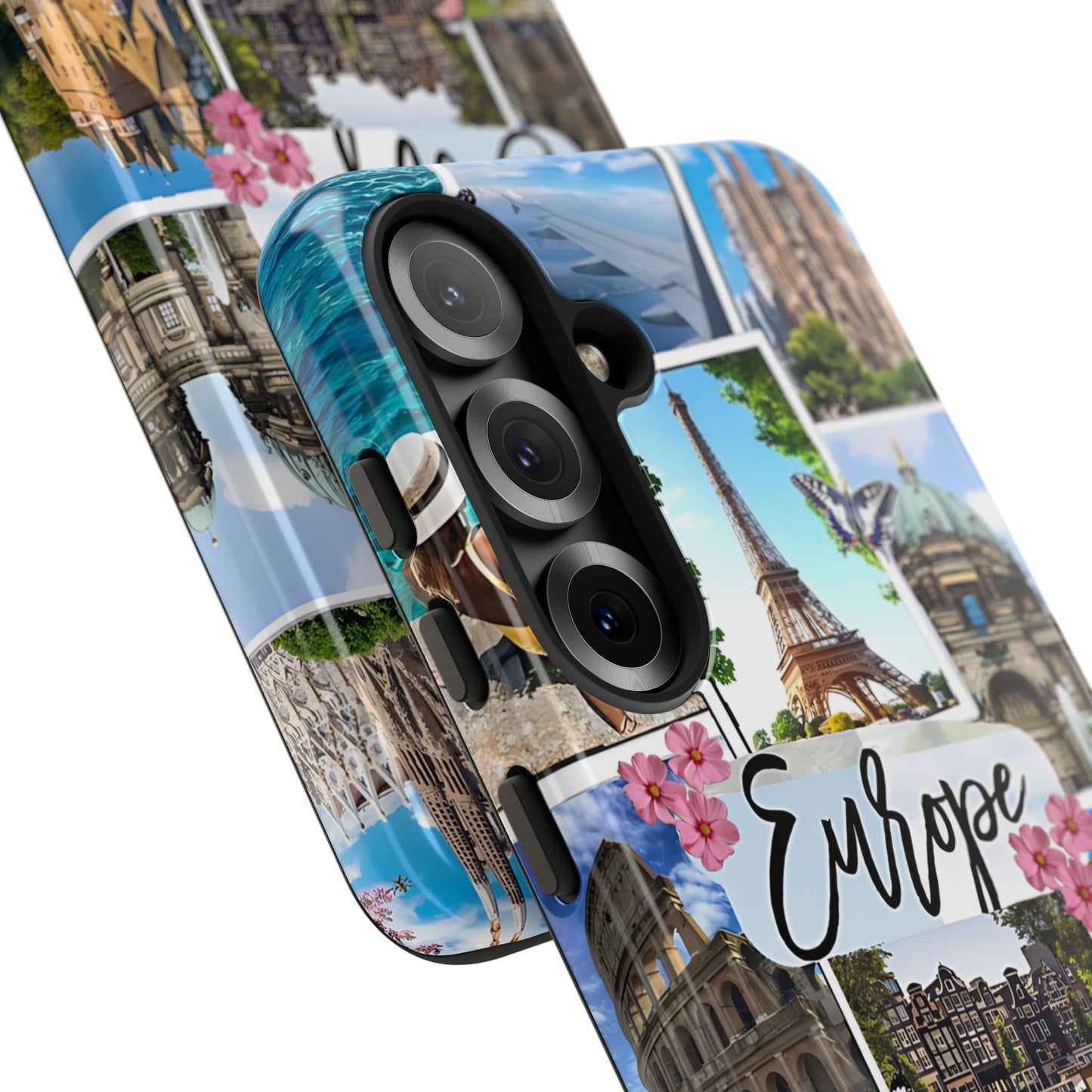 Europe Travel Collage Tough Phone Case