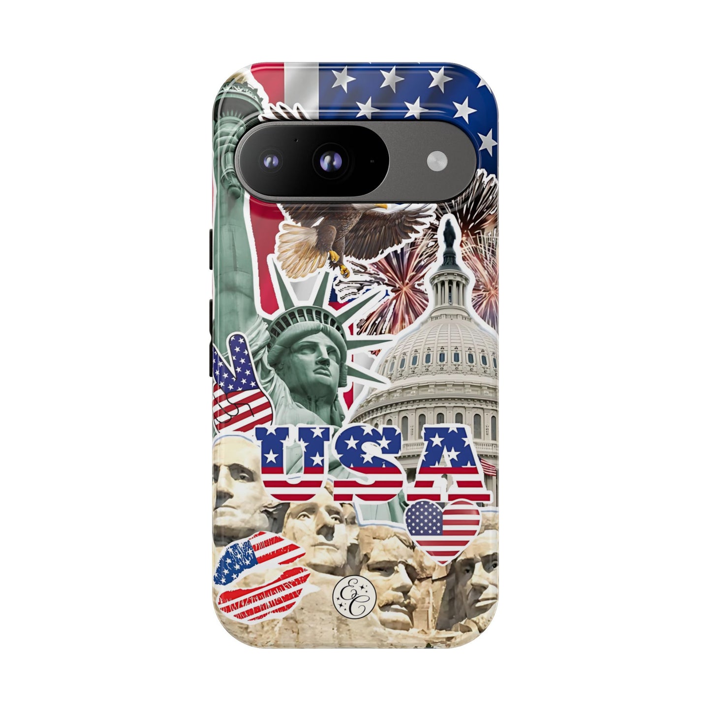 Patriotic USA Collage Tough Phone Case
