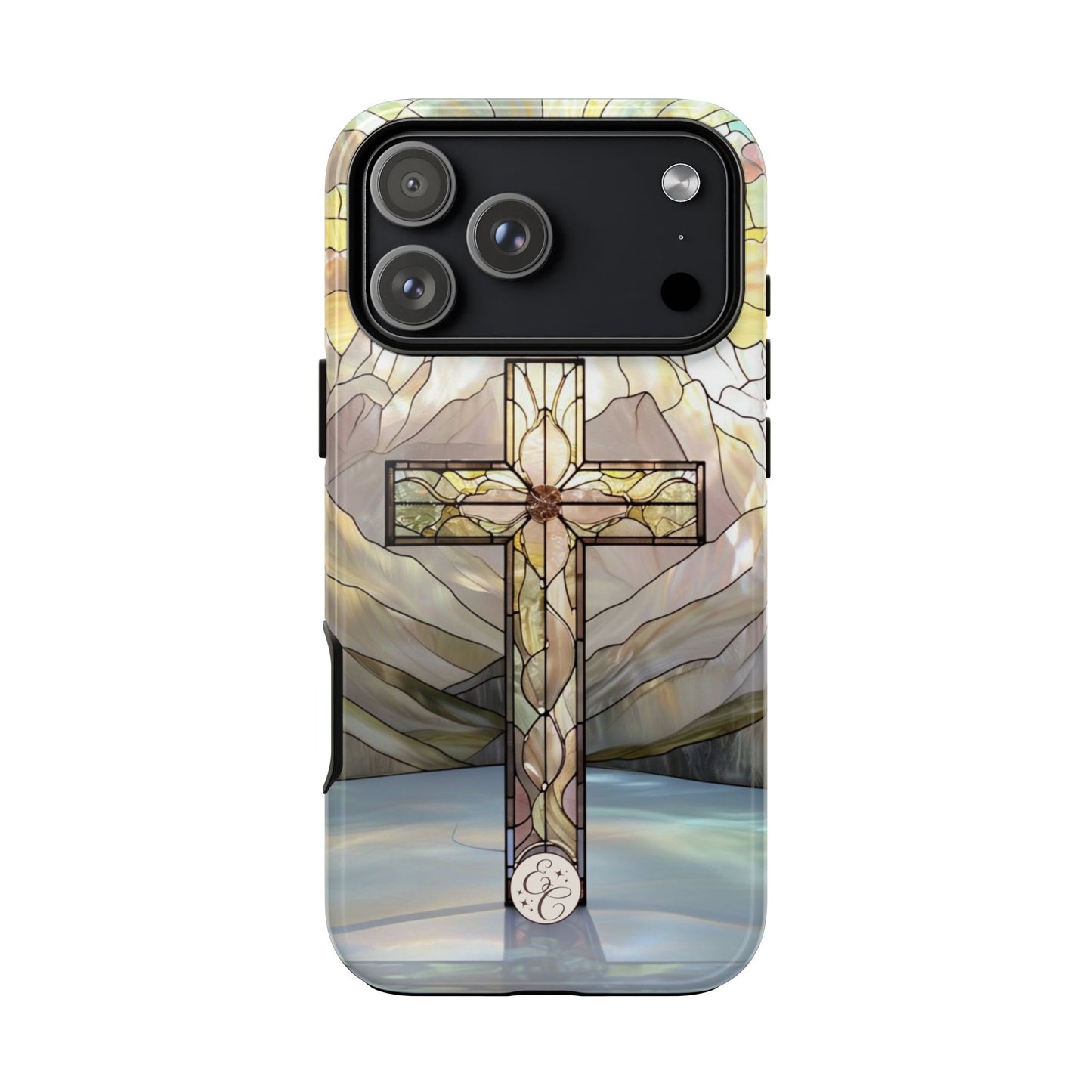 Stained Glass Cross Tough Phone Case