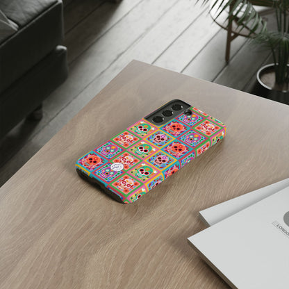Colorful Sugar Skull Halloween Phone Case