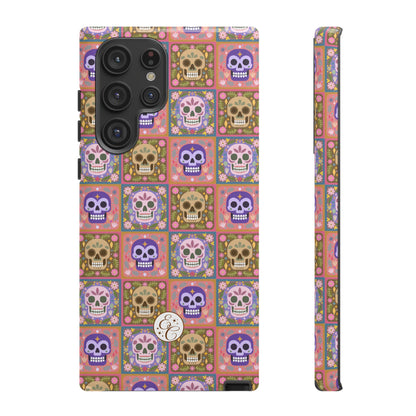 Sugar Skull Pattern Tough Phone Case
