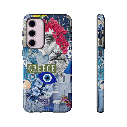 Greek Summer Collage Tough Phone Case