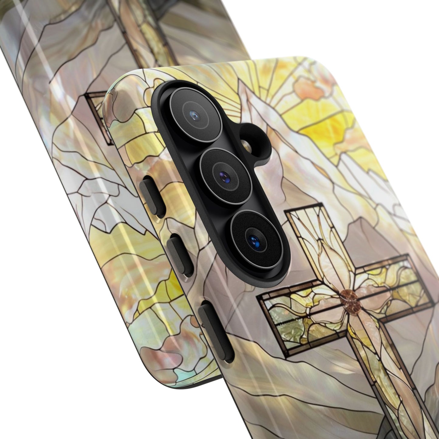 Stained Glass Cross Tough Phone Case