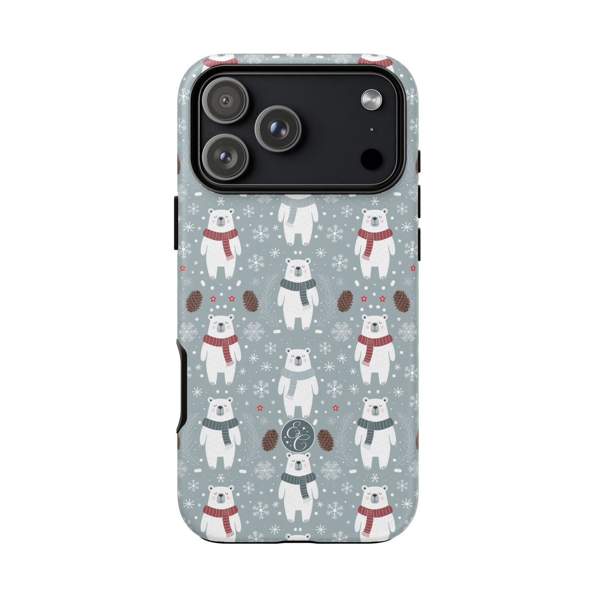 Cute Polar Bear Christmas Phone Case