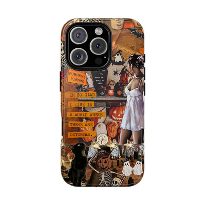Halloween Aesthetic Collage Tough Phone Case