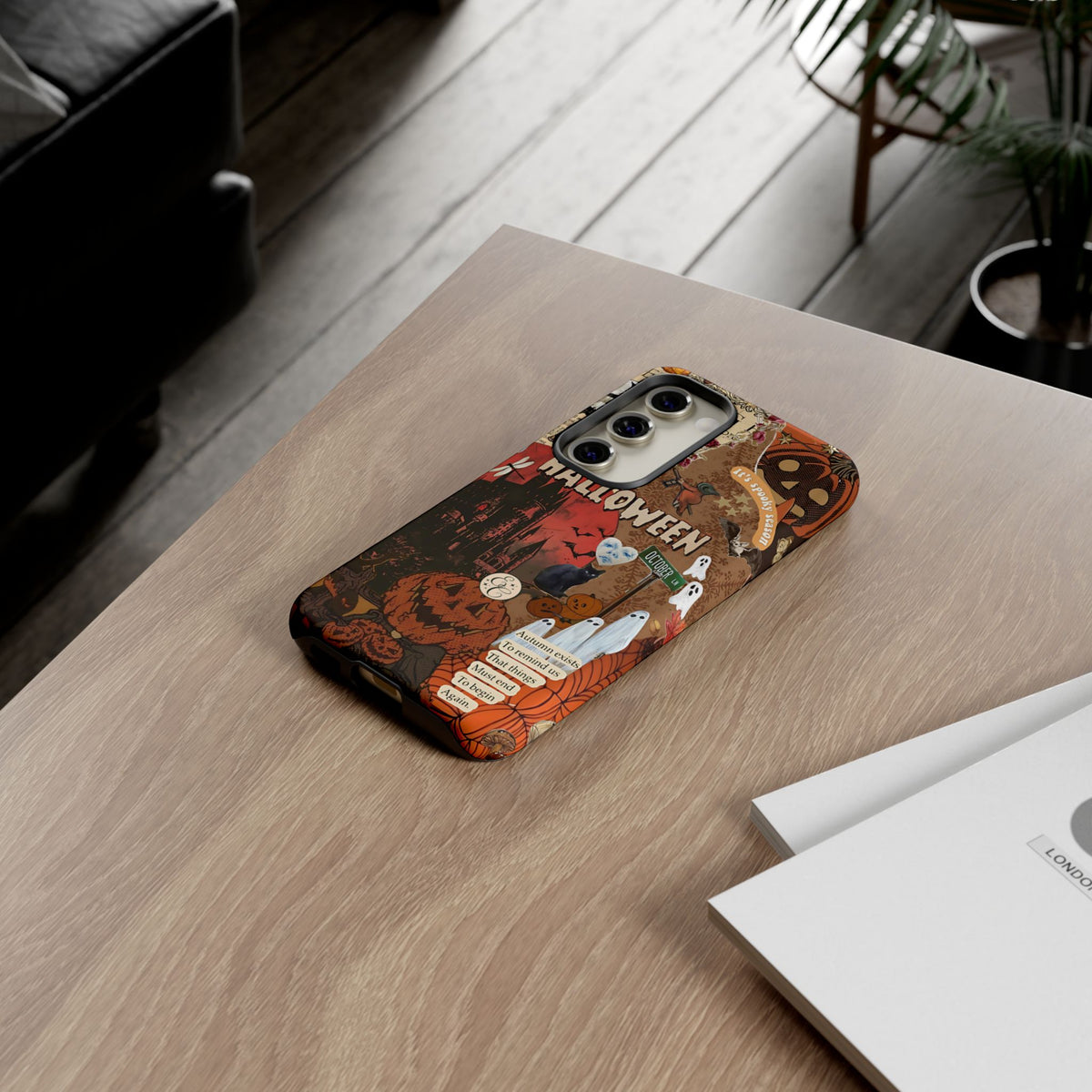 Spooky Season Vintage Collage Phone Case
