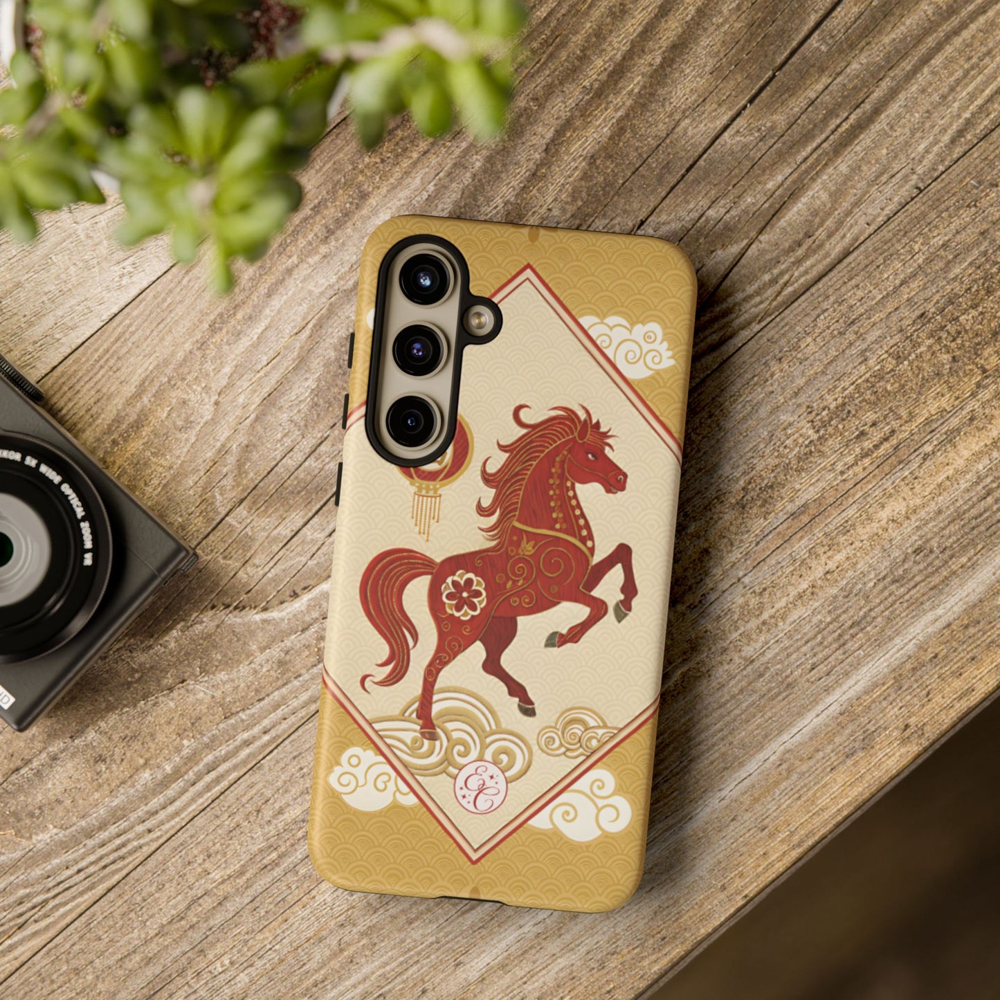 Chinese New Year Lucky Horse Tough Phone Case