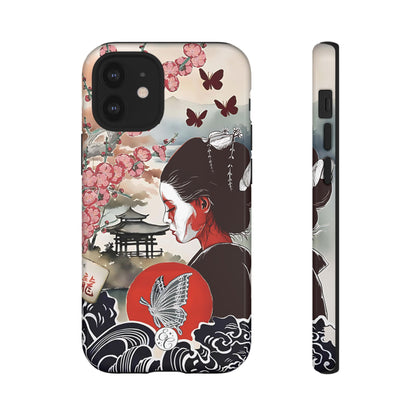 Japanese Geisha Tough Phone Case