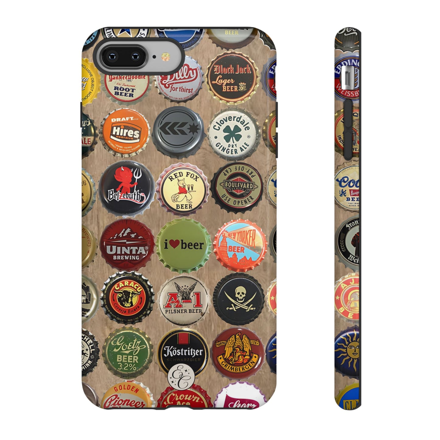 Beer Bottle Caps Tough Phone Case